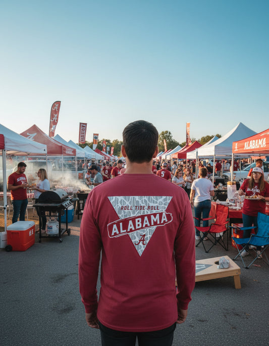 Alabama Tri Logo Long Sleeve