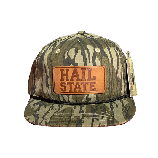 Msu Camo Hail State Leather Patch Rope
