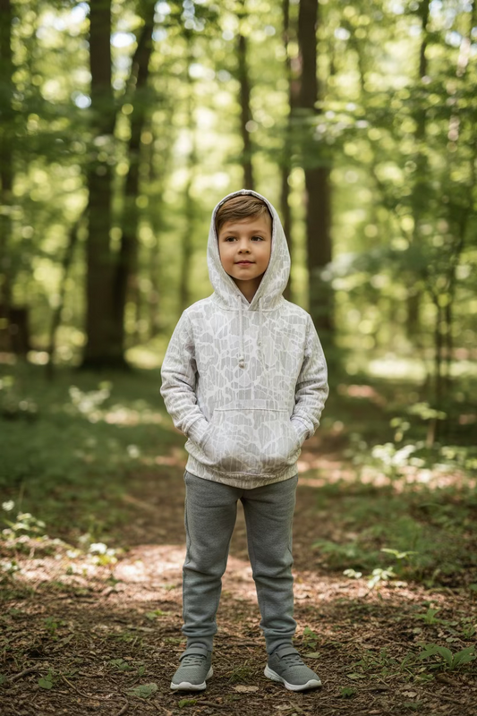 Youth Vein Camo Hoodie