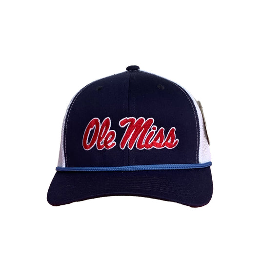 Ole Miss Script 6 Panel Rope