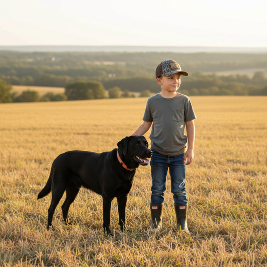 Camo Dog Patch Youth Cap
