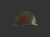 Circle Logo Large Leather Patch Flat Bill