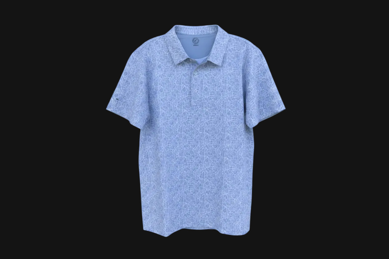 Youth Camo Vein Polo