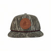 Circle Logo Large Leather Patch Rope Cap