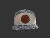 Circle Logo Large Leather Patch Flat Bill