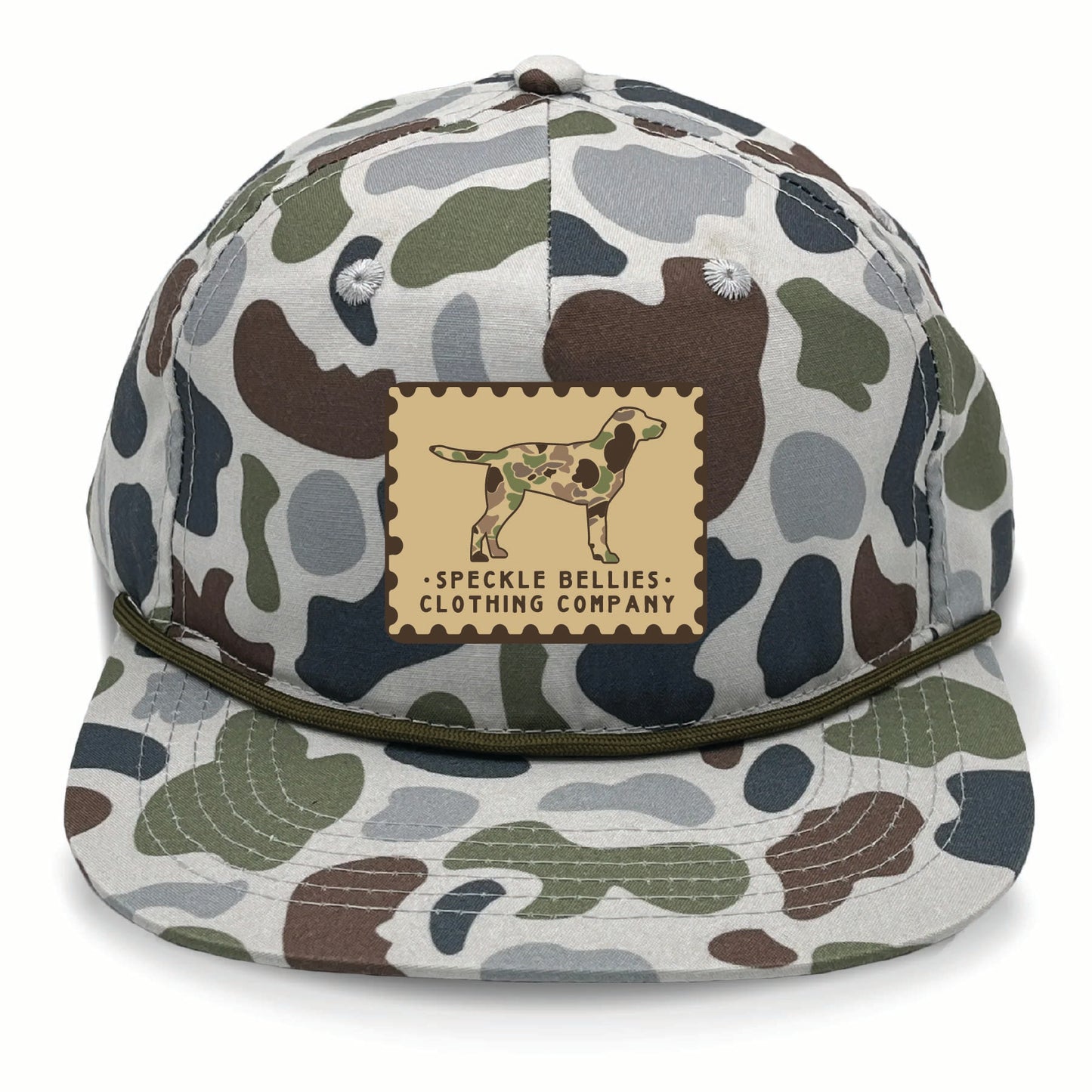 Camo Dog Khaki Patch Rope