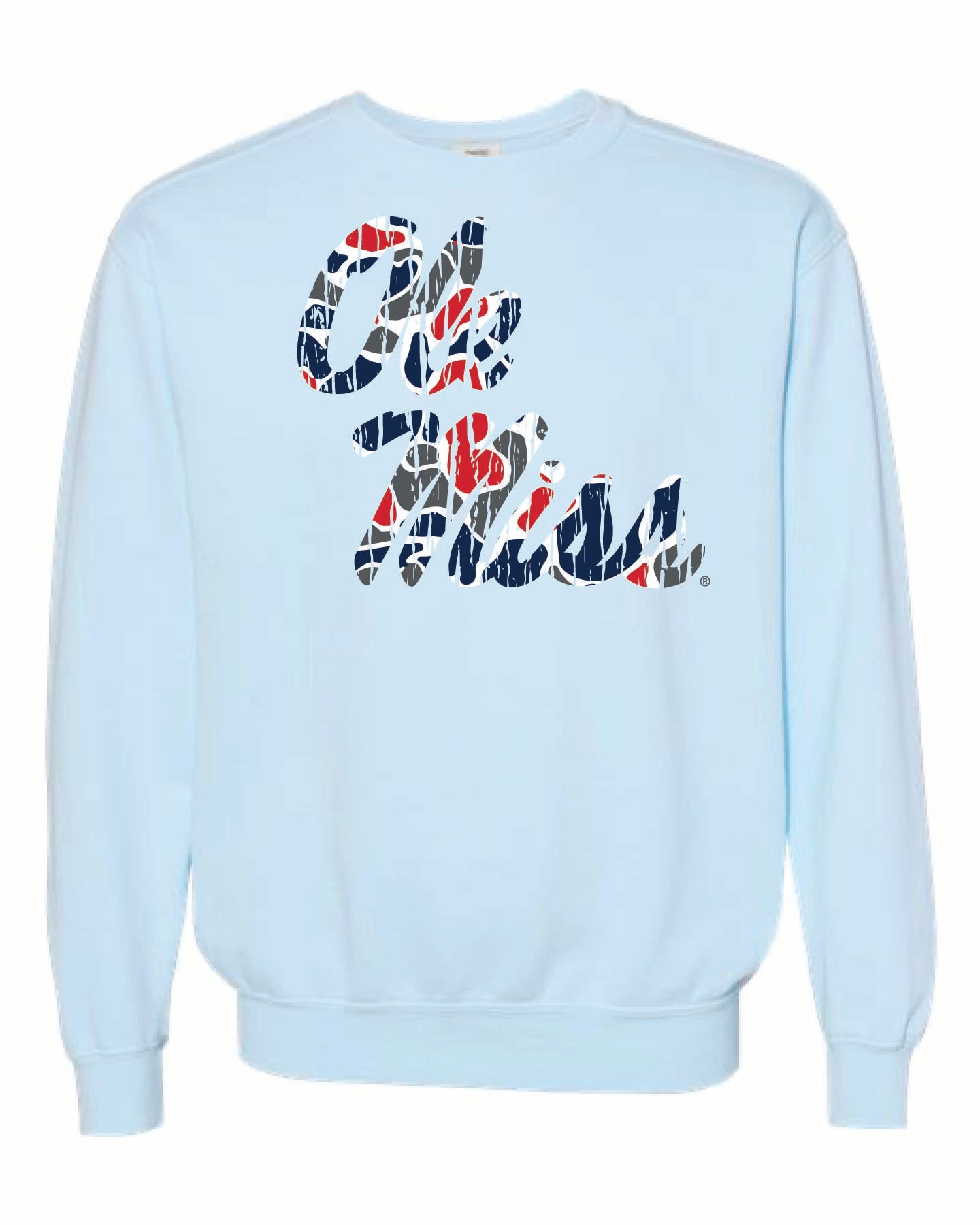 Ole Miss Camo Script Sweatshirt