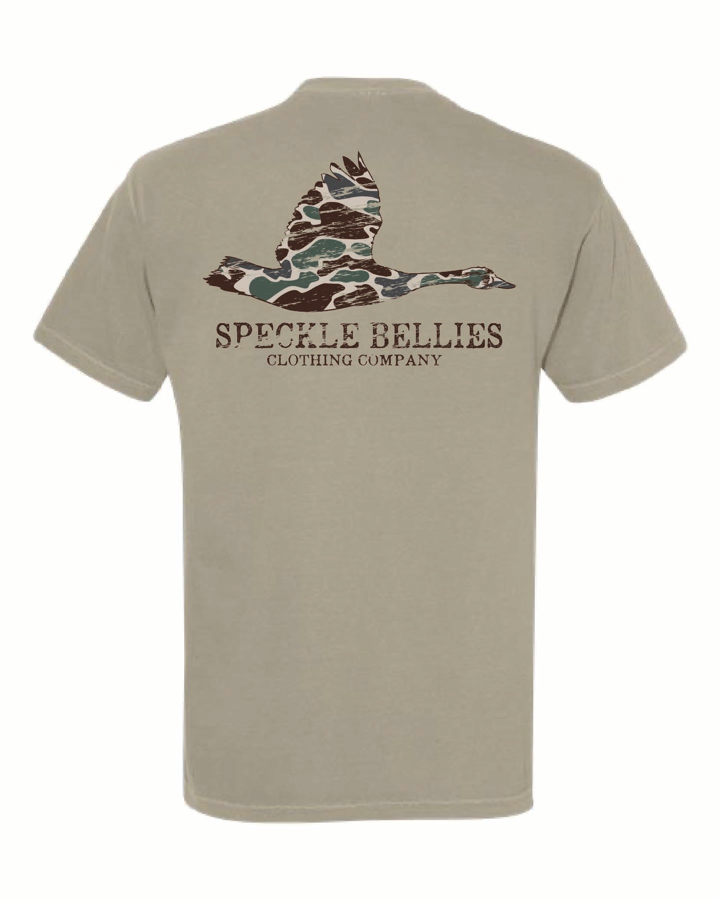 Camo Goose  Pocket Tee