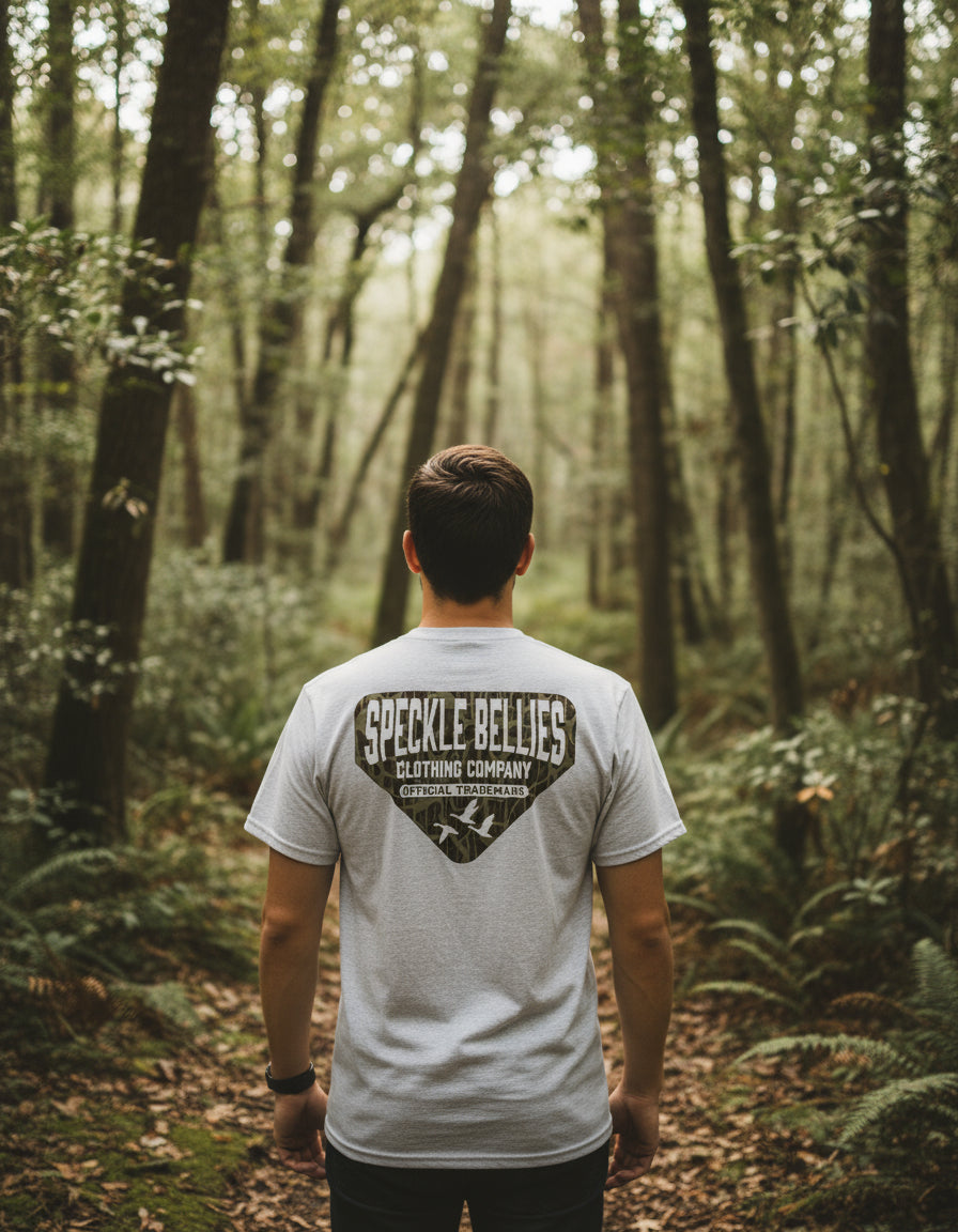 Camo Logo  Pocket Tee