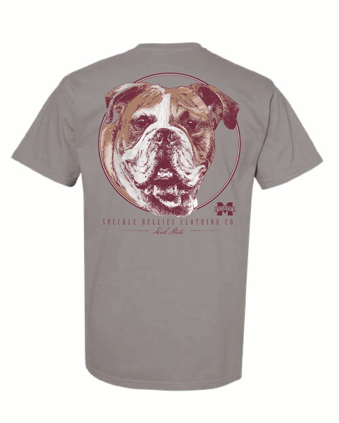 MSU Circle Bulldog  Tee