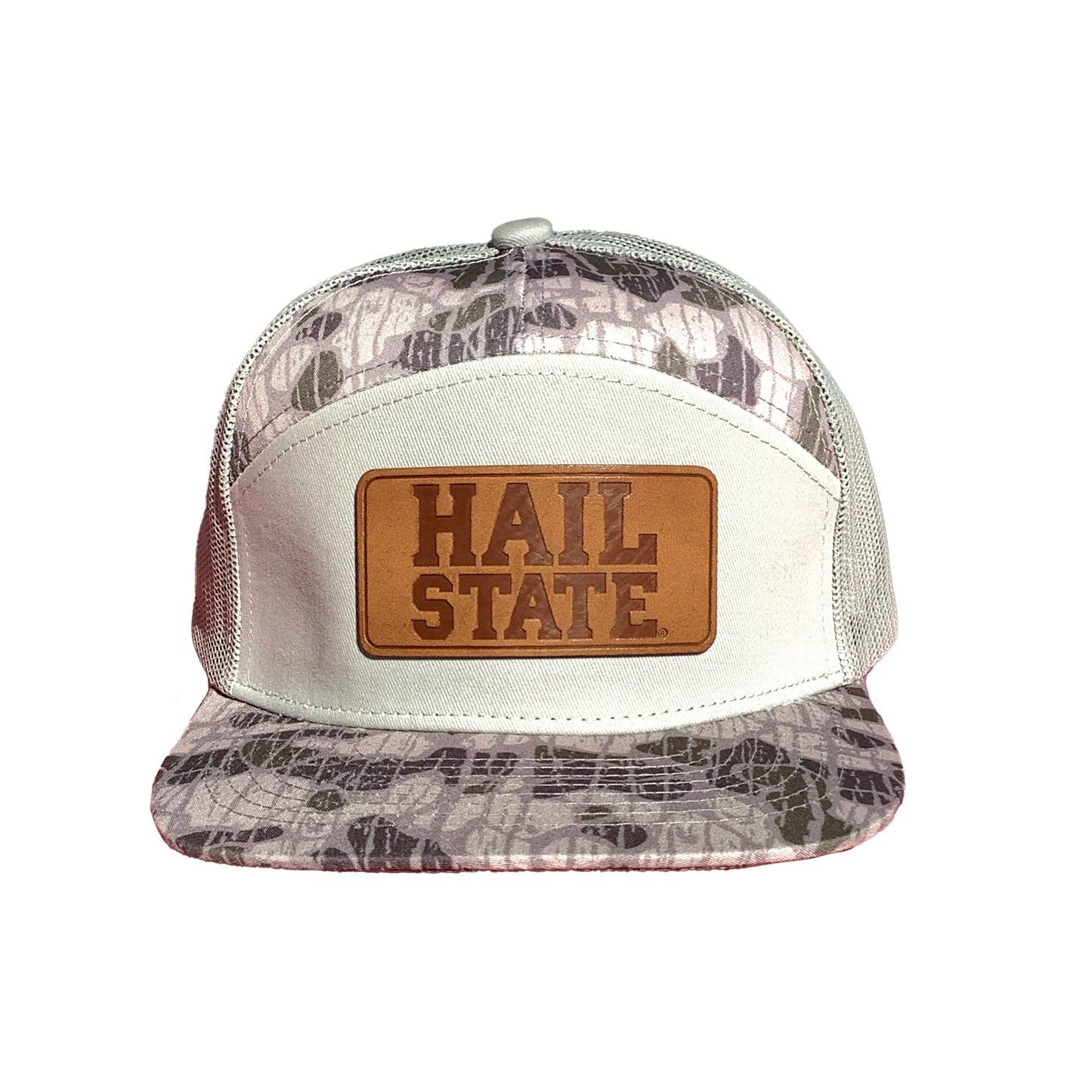 Msu Camo Hail State Leather Patch 7P