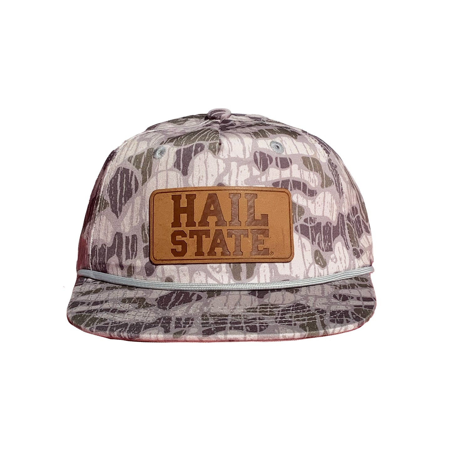 Msu Camo Hail State Leather Patch Rope