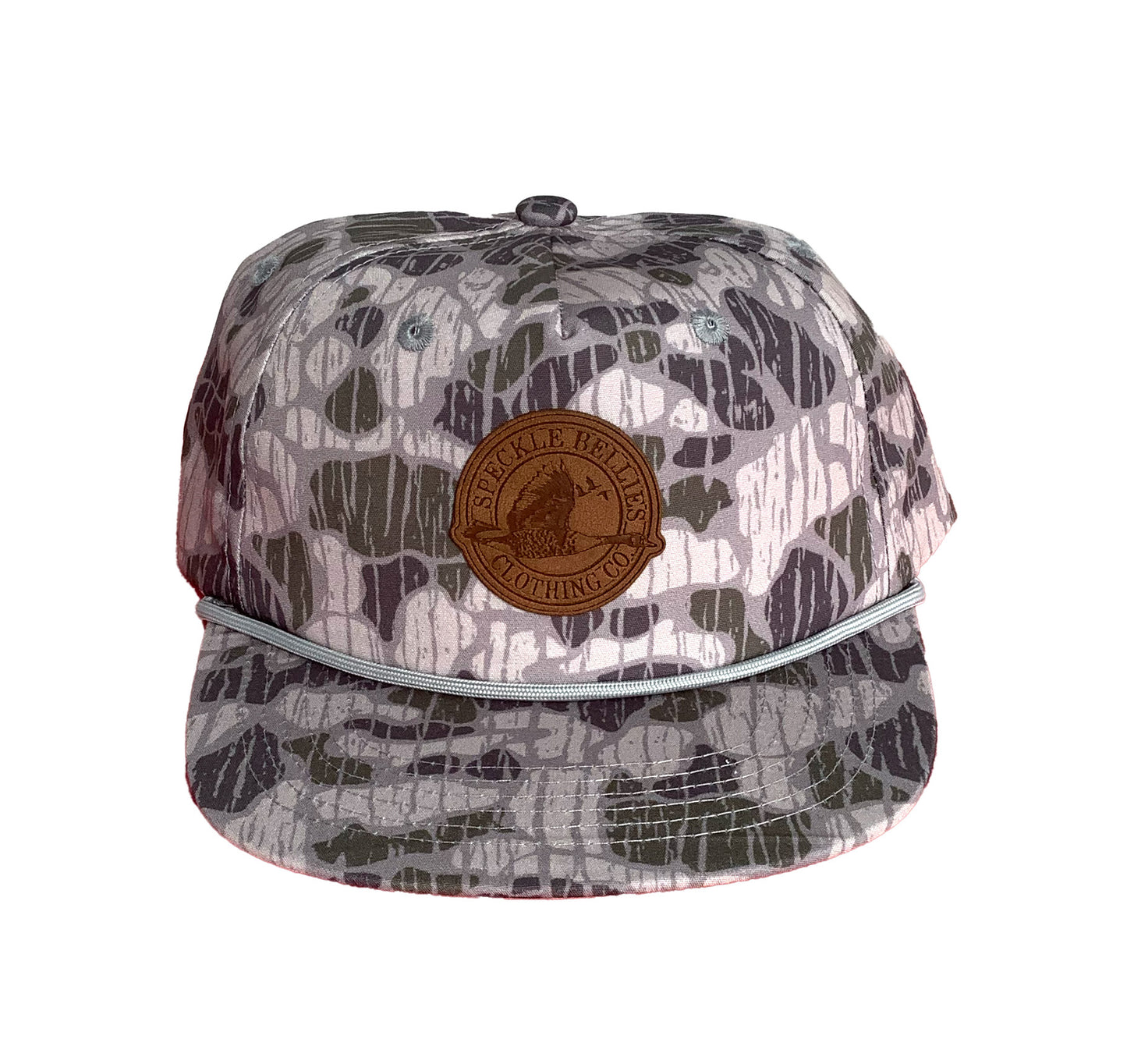 Circle Logo Leather Patch Rope Cap