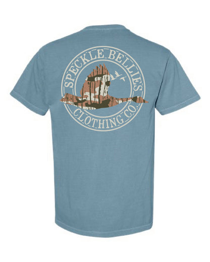 Down South Camo Circle Logo Youth