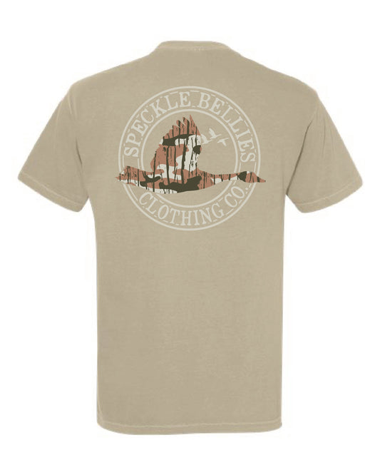 Down South Camo Circle Logo Youth