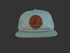 Circle Logo Large Leather Patch Rope Cap