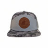 Circle Logo Large Leather Patch Flat Bill