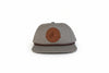 Circle Logo Large Leather Patch Rope Cap