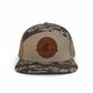 Circle Logo Large Leather Patch Flat Bill