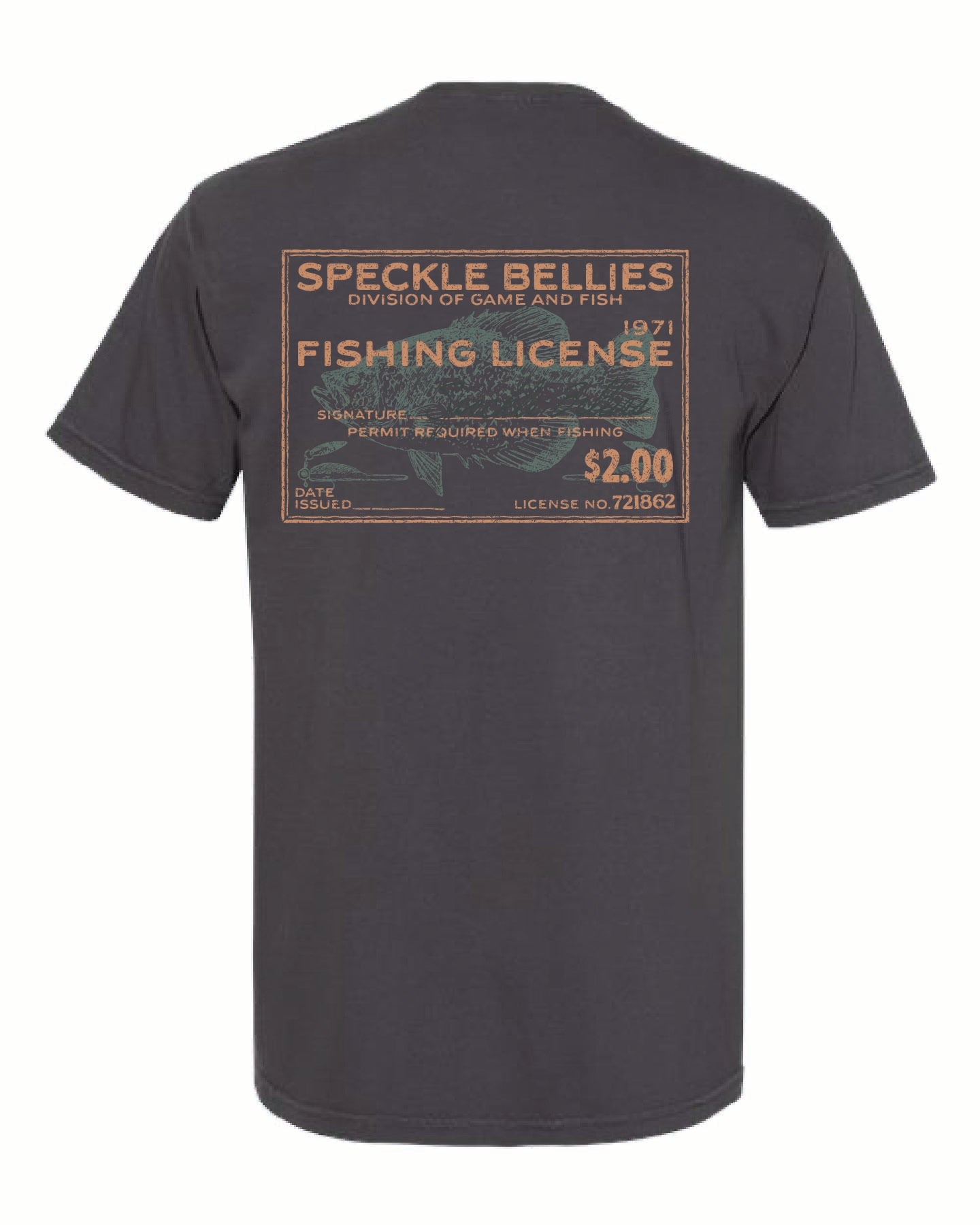 Fishing License Pocket Tee