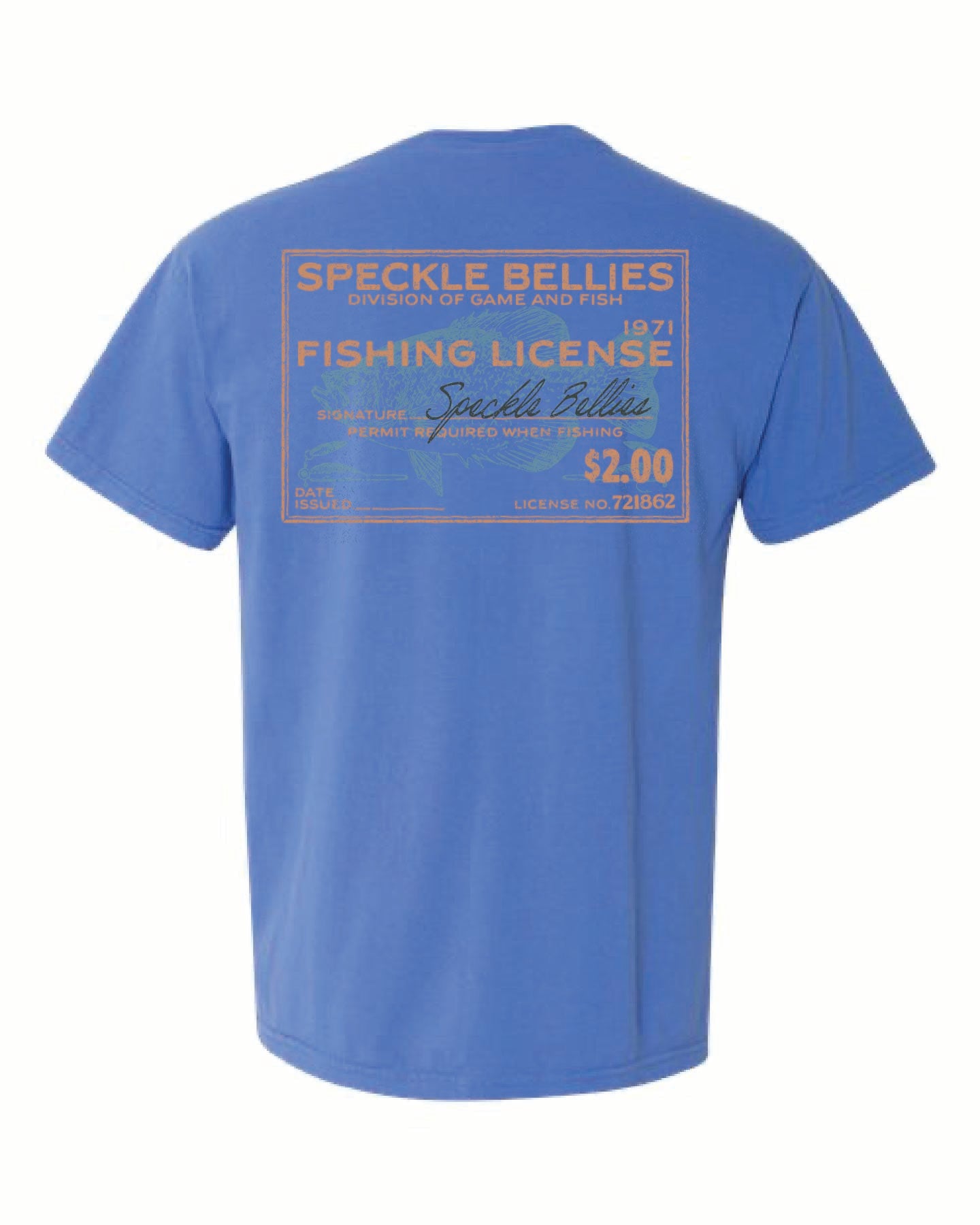 Fishing License Pocket Tee