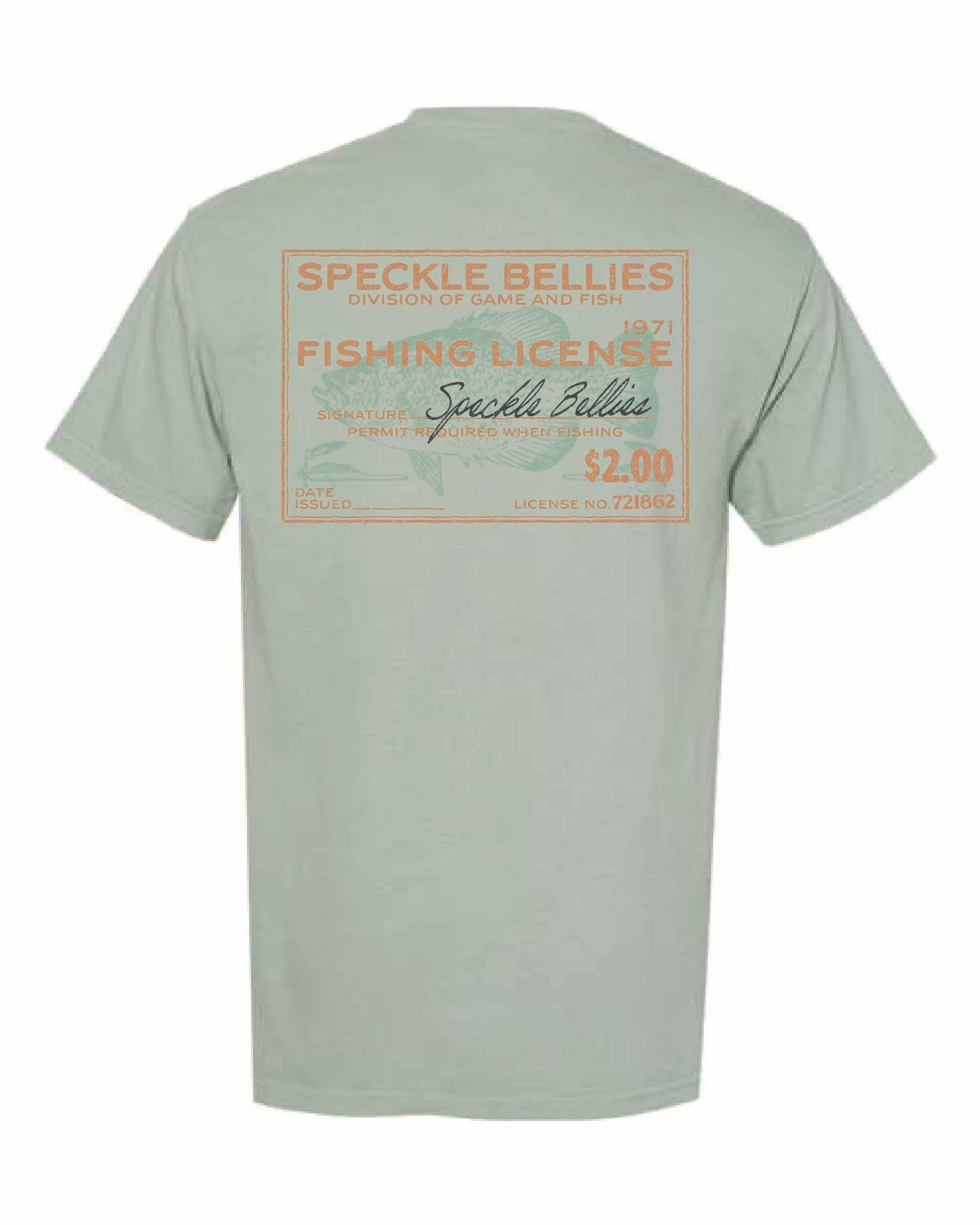 Fishing License Pocket Tee