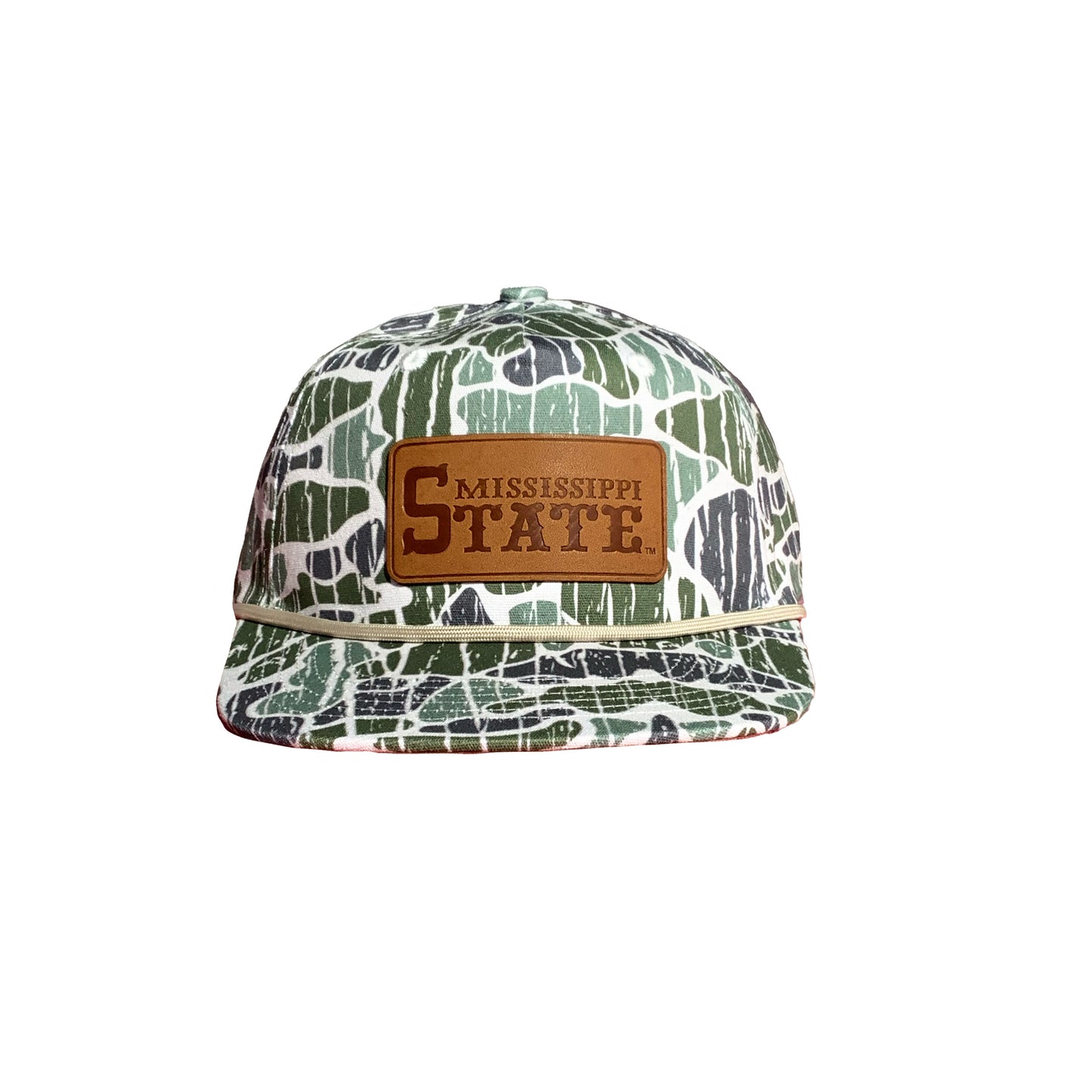 Msu Camo Ms State Leather Patch Rope