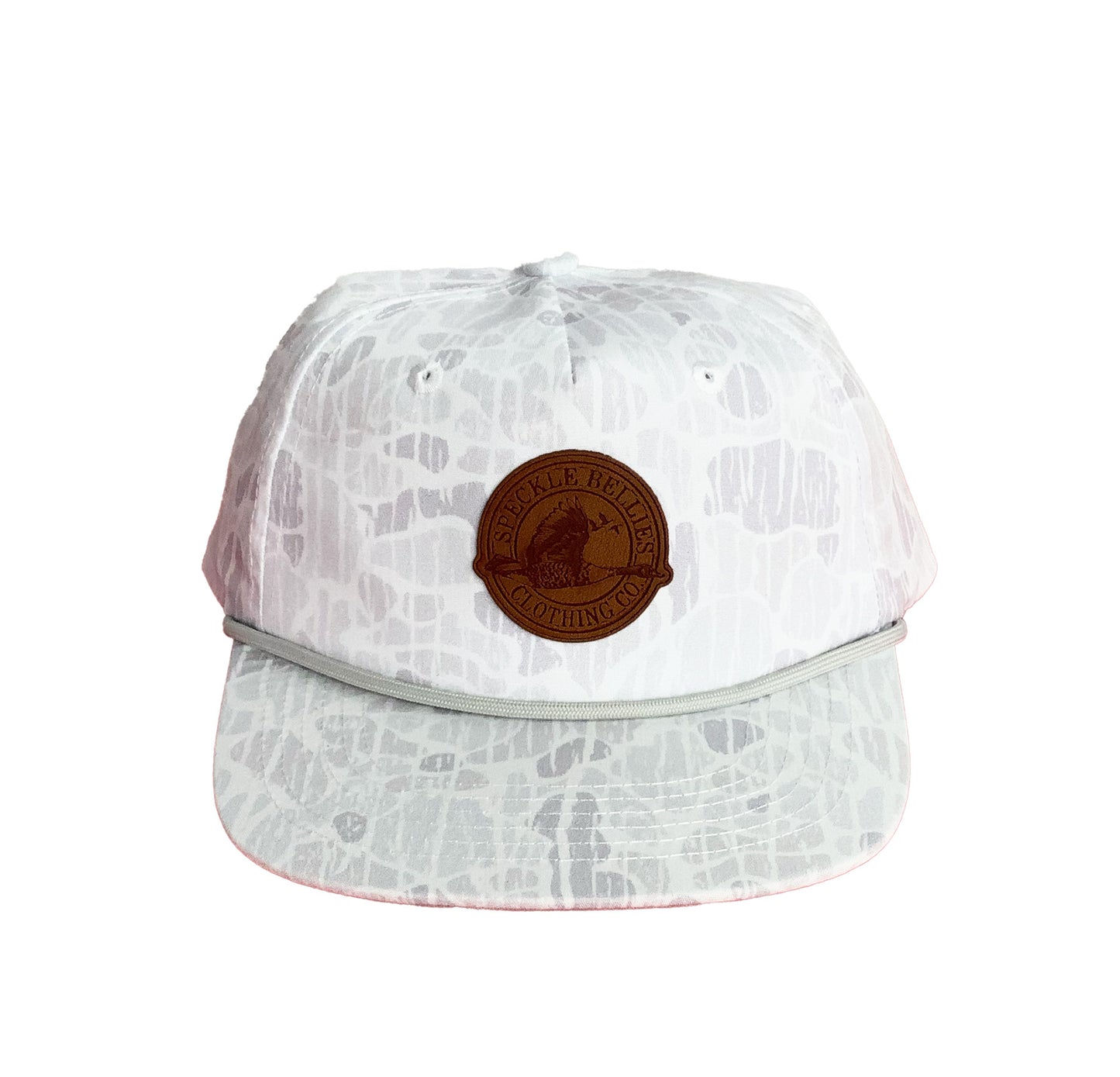 Circle Logo Leather Patch Rope Cap