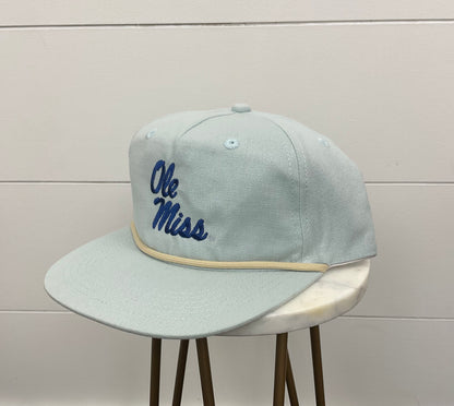 Ole Miss Stacked Rope Cap