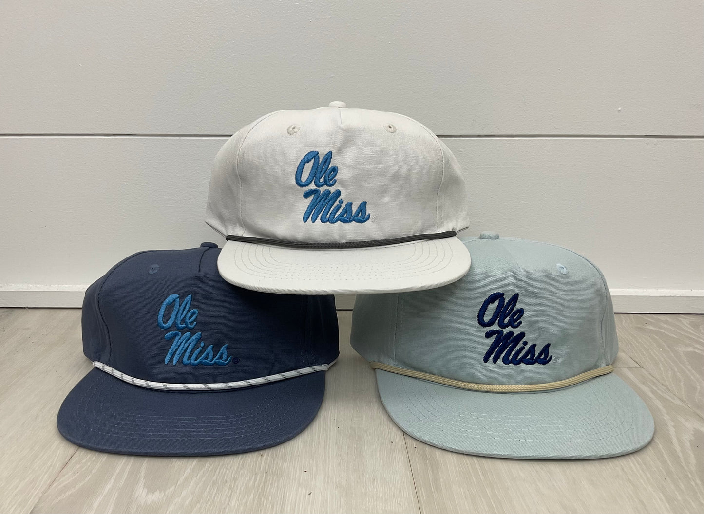 Ole Miss Stacked Rope Cap