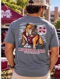 MSU Sitting Bulldog