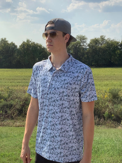 Camo Vein Polo