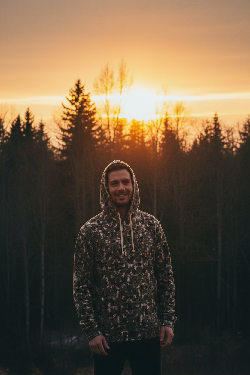 Vein Camo Hoodie