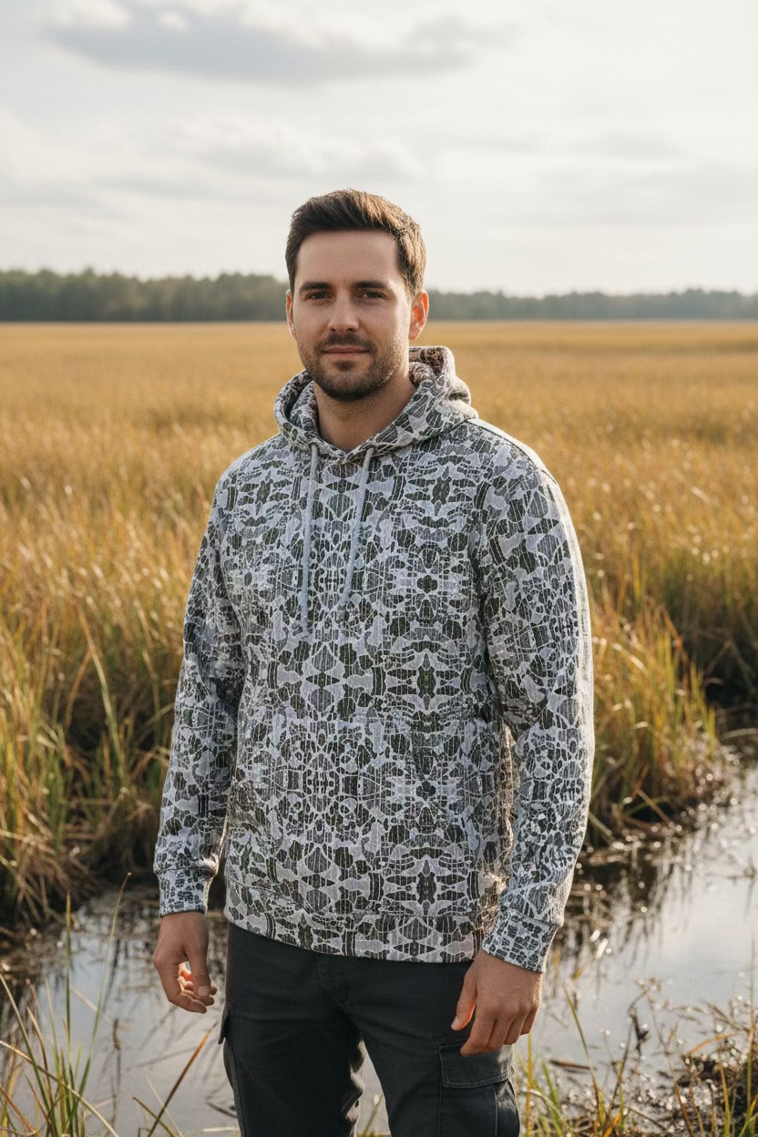 Vein Camo Hoodie