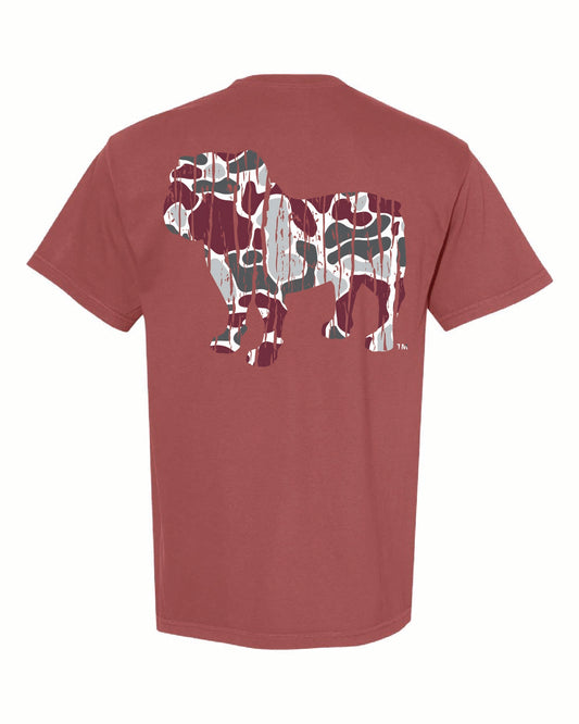 MSU Camo Bulldog Tee