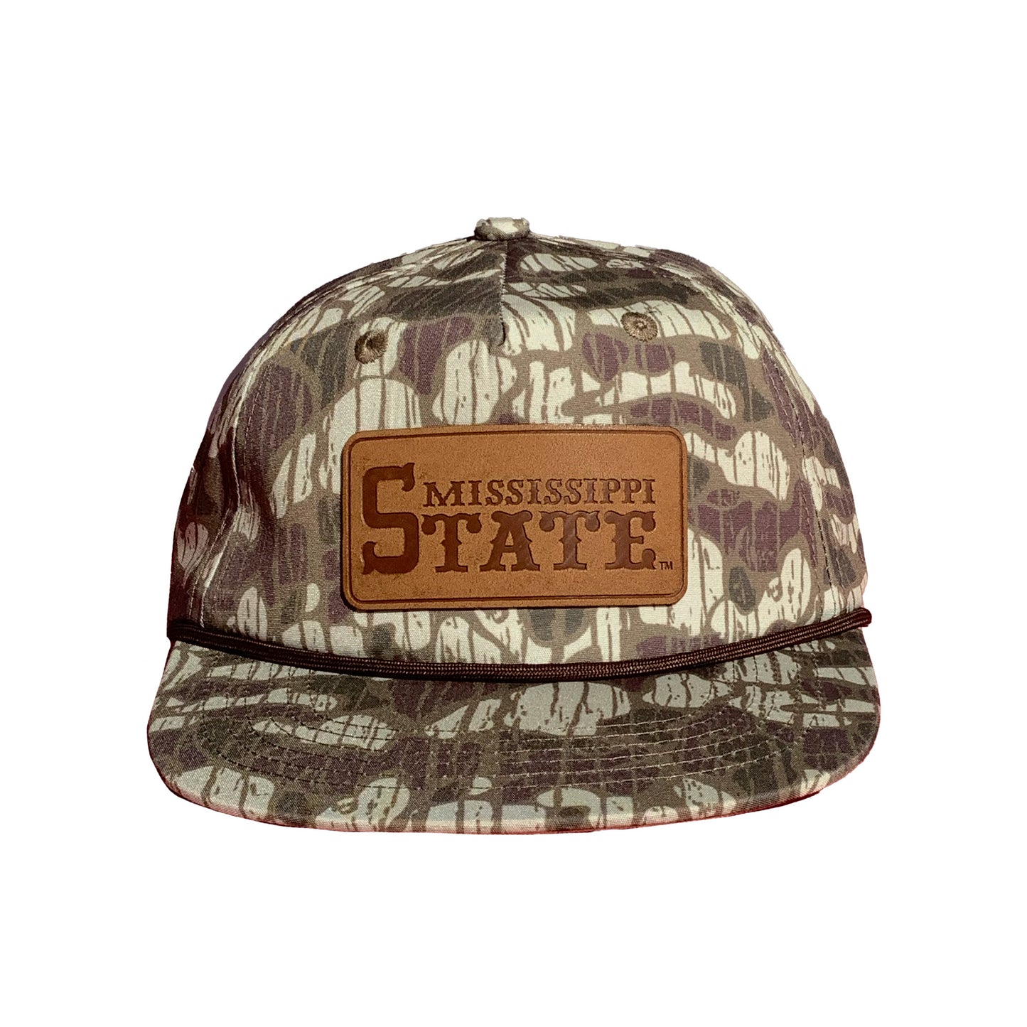 Msu Camo Ms State Leather Patch Rope