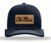 OM Script Leather Patch