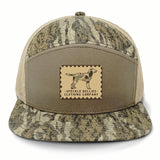 Camo Dog Khaki Patch Flatbill
