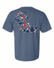 Ole Miss Script Camo Tee