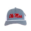Ole Miss Script 3D 6 Panel Rope