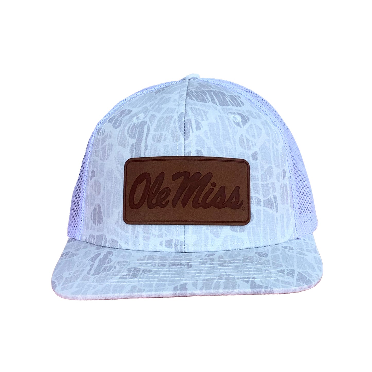 Ole Miss Script Leather Patch 6P