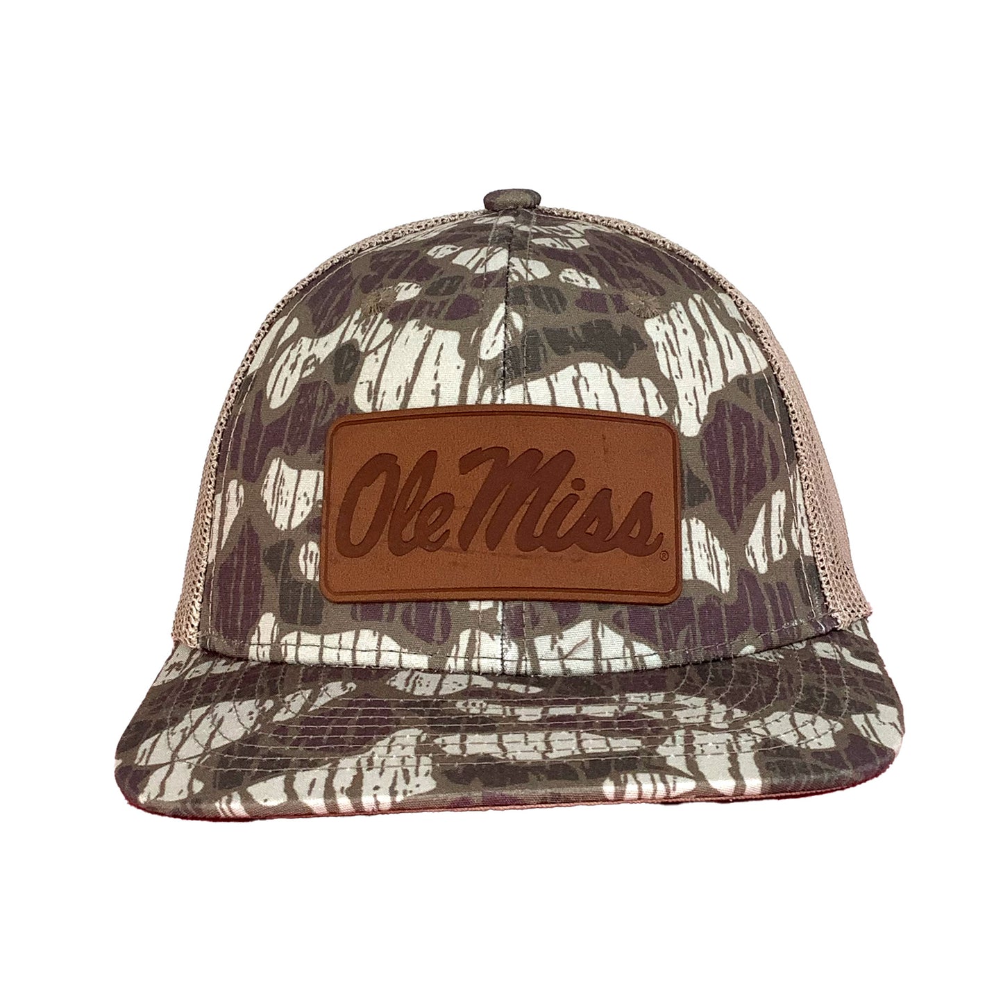 Ole Miss Script Leather Patch 6P