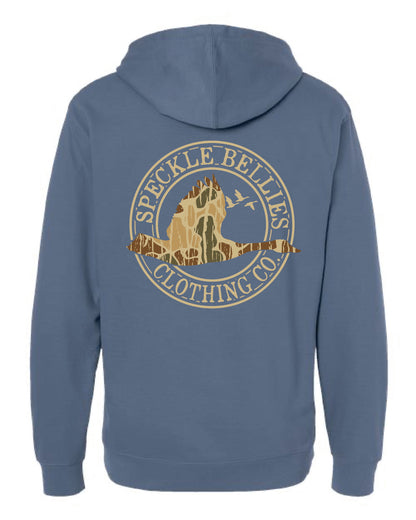 Sheddin Camo Circle Logo Hoodie
