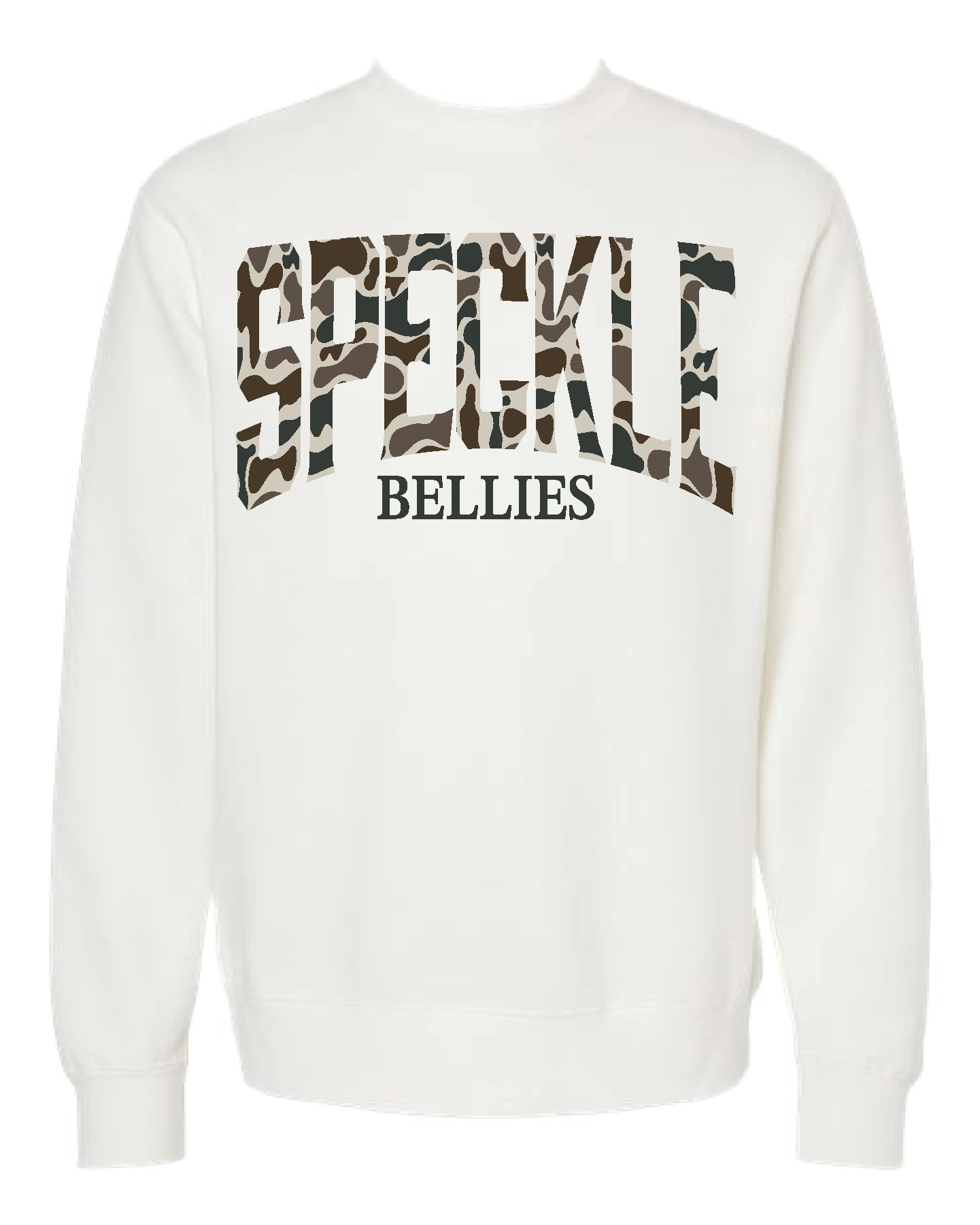 Speckle Camo Full Front Sweatshirt