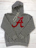 Alabama Houndstooth Crew with Hood