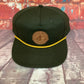 Circle Logo Leather Patch Rope Cap